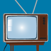 illustration of a TV