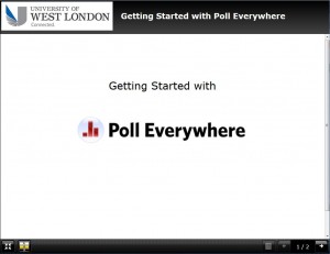 Learn how to use poll Everywhere in your teaching